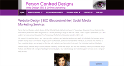 Desktop Screenshot of personcentreddesigns.co.uk