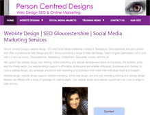 Tablet Screenshot of personcentreddesigns.co.uk